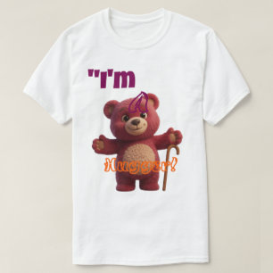 Süßer Bär & Emoji Umarmer T-Shirt DU MUSST MICH