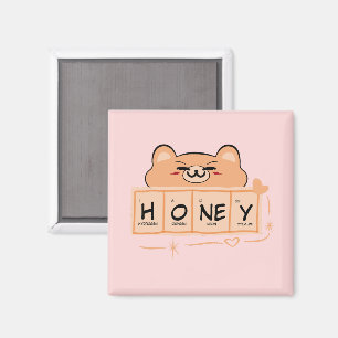Süßer Bär "Honey" Magnet