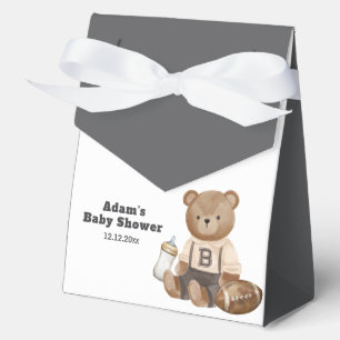 Süßer Bär Kaum Erwarten Fußball Sport Junge Baby S Geschenkschachtel