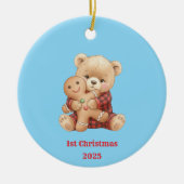 Süßer Bär Keramik Ornament (Vorne)