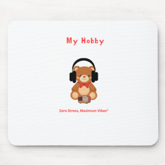 Süßer Bär Mein Hobby Gaming und Office Mauspad