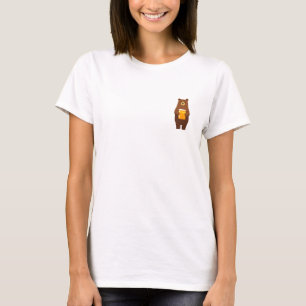 Süßer Bär mit Honigglas T-Shirt
