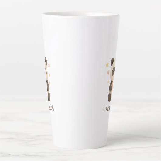 Süßer Bär mit rosa Herz — Ich bin genug Tasse (Vorderseite)