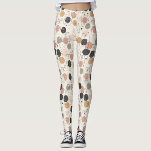 Süßer Bär - Sanfte Pastell-Waldlandschaft (3) Leggings
