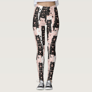 Süßer Bär - Sanfte Pastell-Waldlandschaft (5) Leggings
