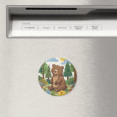 Süßer Bär Waldtier Magnet (In Situ (Geschirrspüler))