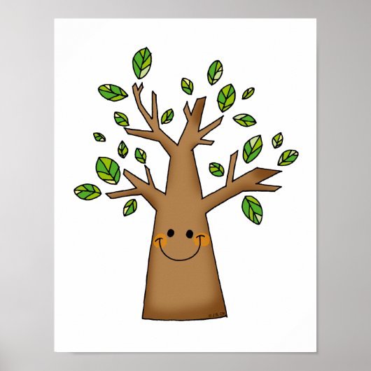 süßer Baum Poster (Vorne)