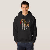 ‏Süßer Beagle-Hund Hoodie (Vorne ganz)