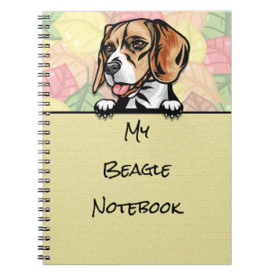 Süßer Beagle Notizbuch zum Hineinschauen Notizblock