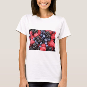 Süßer Beeren-Gemisch-Druck T-Shirt