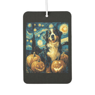 Süßer Berner Sennenhund Halloween Jack O Lantern Autolufterfrischer