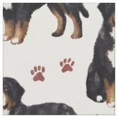 Süßer Berner Sennenhund Stoff (Nahaufnahme)