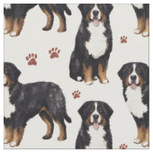 Süßer Berner Sennenhund Stoff (Nahaufnahme)