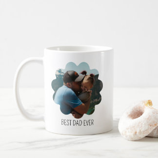 Süßer bester Vater aller Zeiten Vatertagsfoto Kaffeetasse