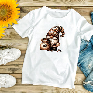 Süßer bezaubernder Kaffee-Gnom Frauen T-Shirt