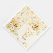 Süßer Bienenhonigwaben Serviette (Ecke)