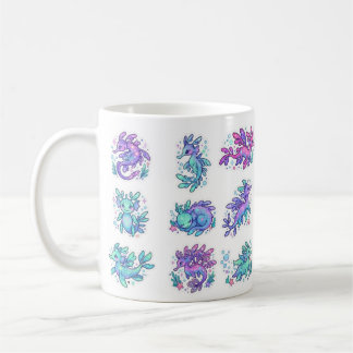 Süßer Blättriger Seefloh | Kawaii Ozean Fantasy Kaffeetasse