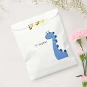 Süßer blauer Dinosaurier - Benutzerdefinierter Nam Geschenktütchen (Versiegelt)
