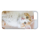 Süßer blauer mit Augen Kitty Case-Mate iPhone Hülle (Rückseite (Horizontal))
