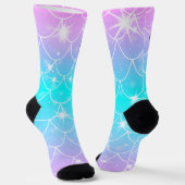 Süßer blauer Oktopus Socken (Gewinkelt)