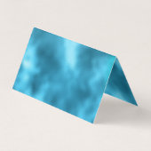 Süßer blauer silberner falscher Glitter Visitenkarten (Rückseite)
