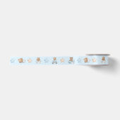 Süßer blauer Teddybär Satinband (Vorderseite)