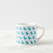 Süßer blauer Vogel Espressotasse (Rechts)