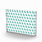 Süßer blauer Vogel Fotoblock (Rechts)