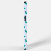 Süßer blauer Vogel iPhone Hülle (Rechte Seite)