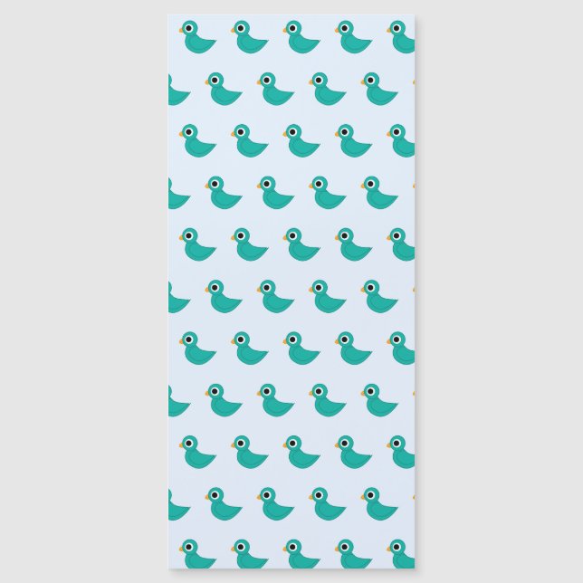 Süßer blauer Vogel Magnetkarte (Vorderseite)