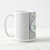 Süßer blauer Vogel-Teppich Kaffeetasse (Links)