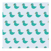 Süßer blauer Vogel Würfel (Vorderseite)