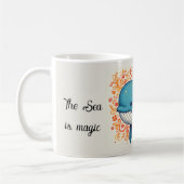 Süßer blauer Wal Kaffeetasse (Links)