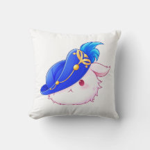 Süßer blauer Zauberer-Hasen-Aufkleber