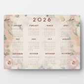 Süßer Blumenkalender 2026 Fotoplatte (Vorderseite)