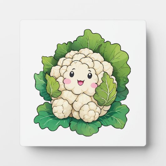 Süßer Blumenkohl Fotoplatte (Vorderseite)
