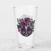 Süßer BlumenLemur Glas (Rückseite)