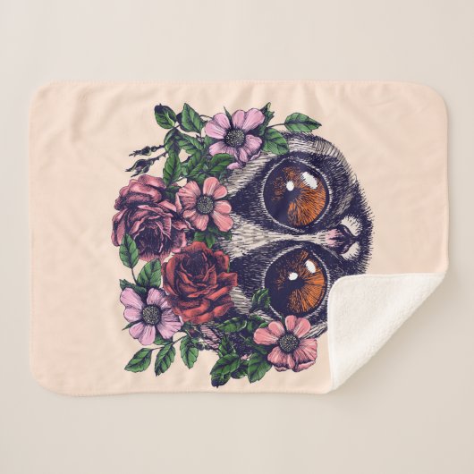 Süßer BlumenLemur Sherpadecke (Vorderseite (Horizontal))