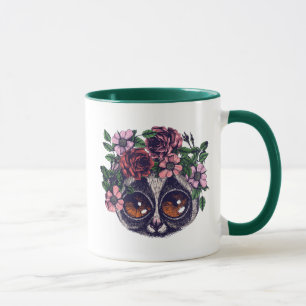 Süßer BlumenLemur Tasse