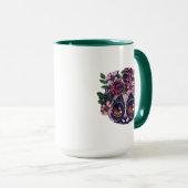 Süßer BlumenLemur Tasse (VorderseiteRechts)