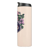 Süßer BlumenLemur Thermosbecher (Nach rechts gedreht)