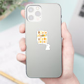 Süßer BOO-Geist Halloween Aufkleber (Telefon)