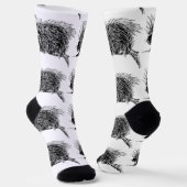 Süßer borstiger Igel Donnerbucht Socken (Gewinkelt)