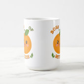 Süßer Boss der Pause orange Kaffeetasse (Mittel)
