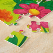 Süßer Brauner Bär Cartoon Puzzle (Seite)