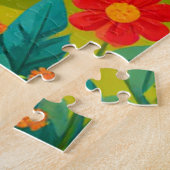 Süßer Brauner Bär Cartoon Puzzle (Seite)