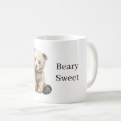 Süßer brauner Bär Kaffeetasse (VorderseiteRechts)
