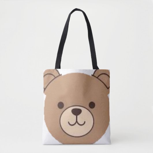 Süßer Brauner Bär Maßgeschneiderter Plüsch-Teddy Tasche (Vorderseite)