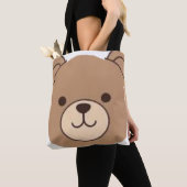 Süßer Brauner Bär Maßgeschneiderter Plüsch-Teddy Tasche (Von Nahem)