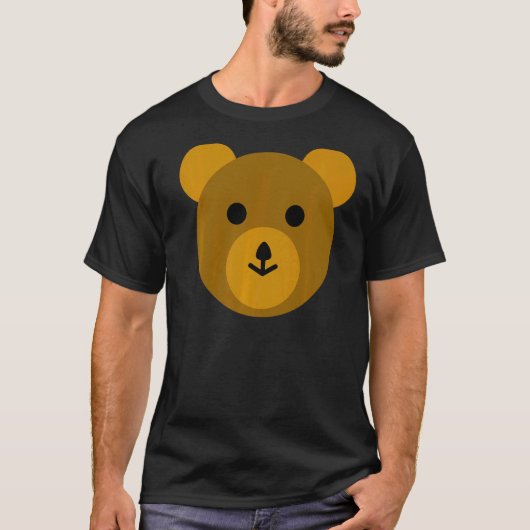 Süßer Brauner Bär Teddybär T-Shirt (Vorderseite)